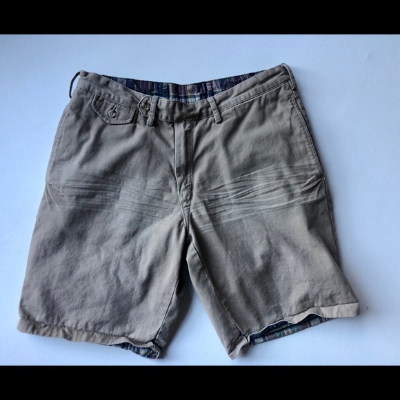 Ralph Lauren Khaki/Plaid Shorts - Size 32 - Picture 3 of 5